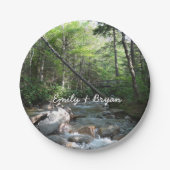 Pemigewasset River Bridge in New Hampshire Papieren Bordje (Voorkant)