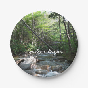 Pemigewasset River Bridge in New Hampshire Papieren Bordje