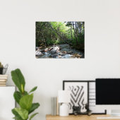 Pemigewasset River Bridge in New Hampshire Poster (Thuiskantoor)