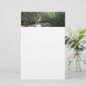 Pemigewasset rivierbrug in New Hampshire Briefpapier (Staand voorkant)