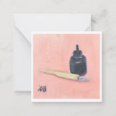 Pen and Ink Notitiekaartje (Voorkant)