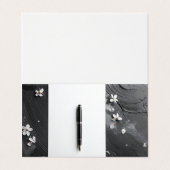 Pen and paper visitekaartje (Buitenkant ongevouwen)