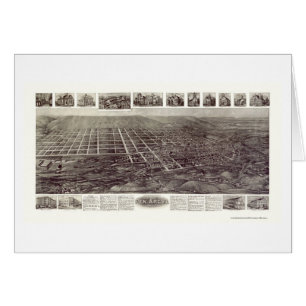 Pen Argyl, PA Panorama Map - 1916