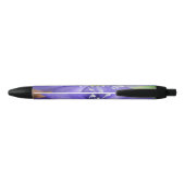 Pen blauw en witte bloem (Achterkant)