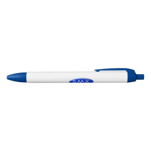 Pen - Blue Initiaal Medallion (Bovenkant)