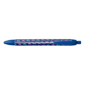 Pen/Blue Morpho Butterflies Zwarte Inkt Pen (Achterkant)
