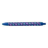 Pen/Blue Morpho Butterflies Zwarte Inkt Pen (Voorkant)