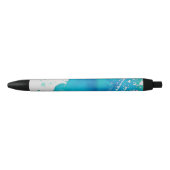 Pen Blue White Ocean Art Design (Voorkant)
