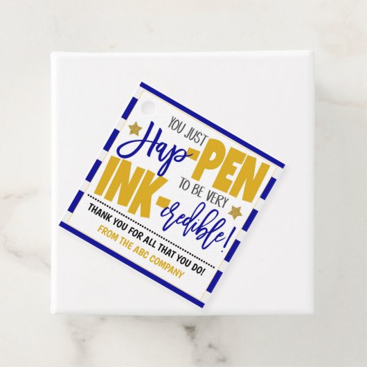 Pen Dank je cadeau Label (In situ)