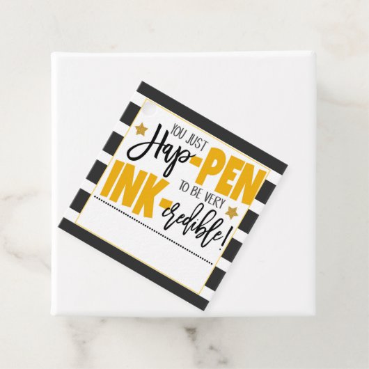 Pen Dank je cadeau Labels (In situ)