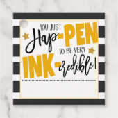 Pen Dank je cadeau Labels (Voorkant)