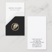 Pen Dollar Pictogram Accountant Financiën Geld Visitekaartje (Voorkant / Achterkant)