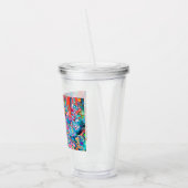 Pen doodle acryl drinkbeker (Links)