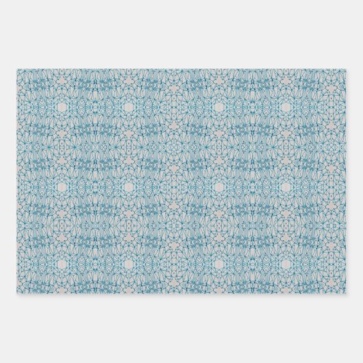 Pen Doodle Wrapping Papieren vellen set van 3 (Voorkant)