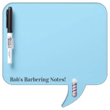 Pen Dry Erase Bord Blauw Barberpaal Notities
