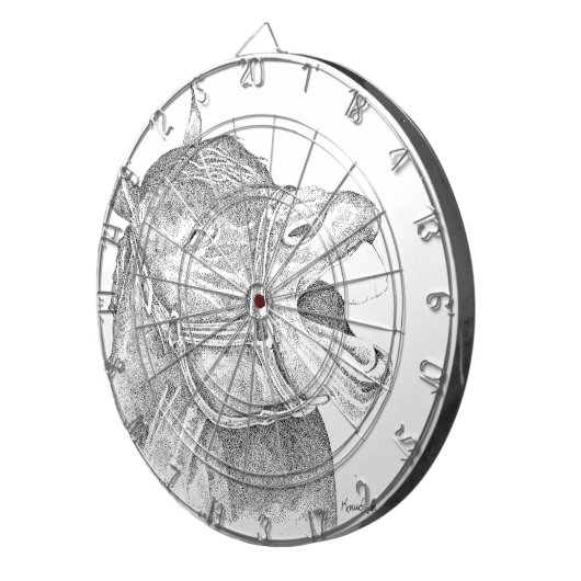 Pen en inkeppaard.png dartbord (Voorkant Rechts)