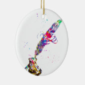 Pen en Inkt Keramisch Ornament (Rechts)