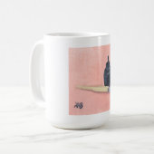 Pen en inkt koffiemok (Voorkant links)