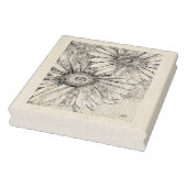 Pen en Inkt Madeliefjes Rubberstempel (Stempel)
