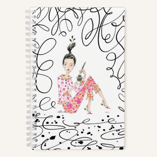 Pen en inkt notitieboek (Voorkant)