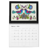 Pen- en inktagenda kalender (Feb 2026)