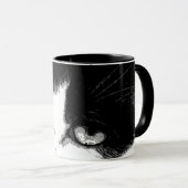 Pen en inktkat mok (Voorkant rechts)