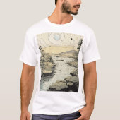Pen en inktkunst t-shirt (Voorkant)