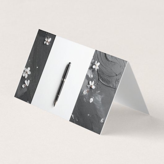 Pen en papier visitekaartje (Voorkant)