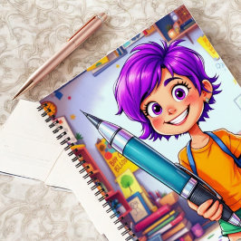 Pen en potlood prinses notitieboek