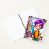 Pen en potlood prinses notitieboek (Binnen)