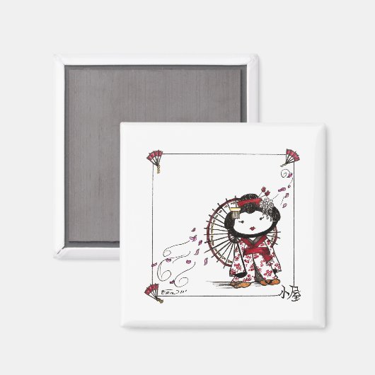 Pen Geisha Magneet (Voorkant / Achterkant)