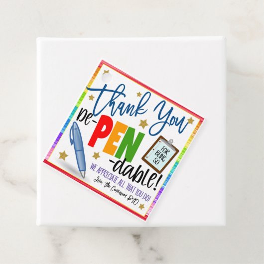 Pen Gift Labels (In situ)