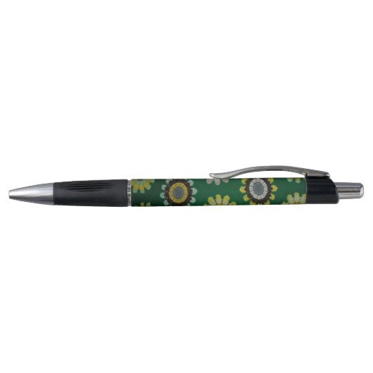 Pen, grip - Afghaans Daisy Pattern Pen (Bovenkant)
