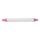 Pen/Hope met roze lint Zwarte Inkt Pen (Voorkant)