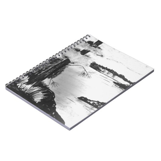 Pen & Ink Landscape Notebook Notitieboek (Linkerzijde)