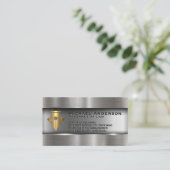 Pen Justice Scales Logo | Wet Visitekaartje (Staand voorkant)