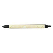 Pen Kantoor en School Pen Beige Gouden Streep (Voorkant)