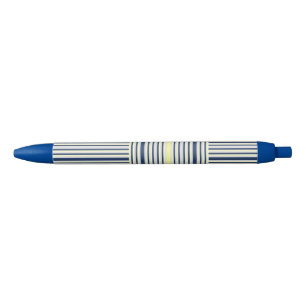 Pen Kantoor en School Pen Blauw Gele Streep