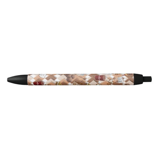 Pen Kantoor en School Pen Chocolade Marshmallow (Voorkant)