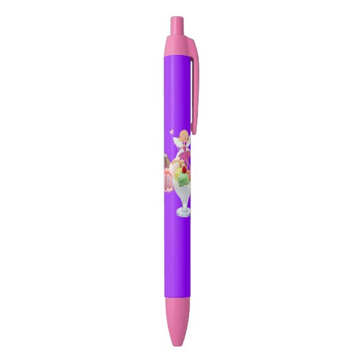 Pen Kantoor en School Pen Fairy Ice Cream Paars (Achterkant (Verticaal))