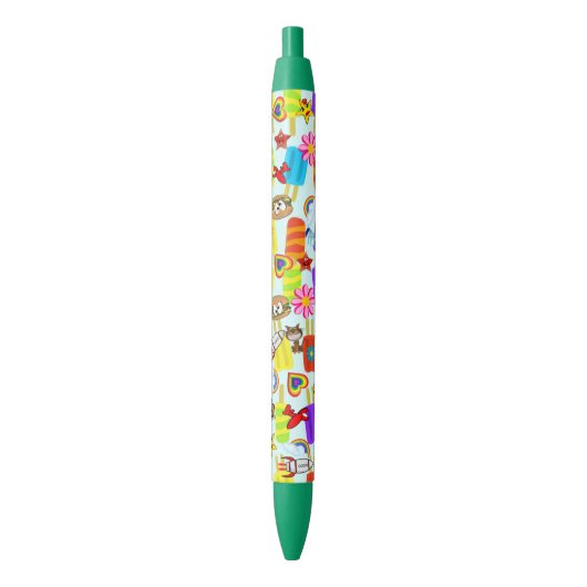 Pen Kantoor en School Pen Floral Hamburger Stars (Voorkant Verticaal)