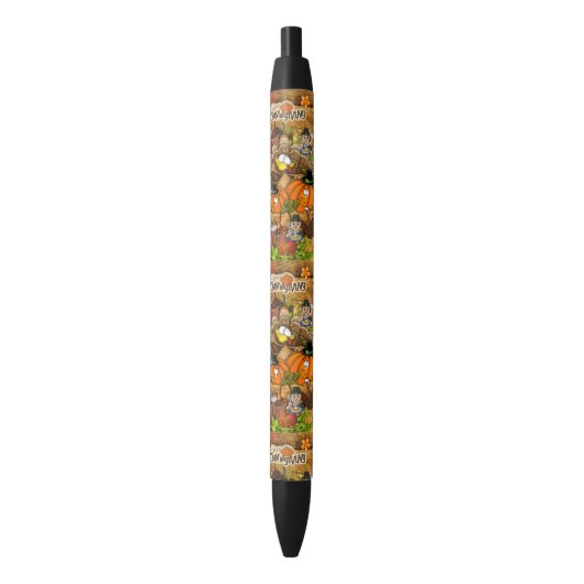 Pen Kantoor en School Pen Happy Thanksgiving Day (Voorkant Verticaal)