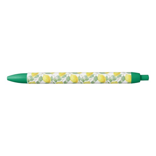 Pen kantoor- en schoolpen citroen (Voorkant)