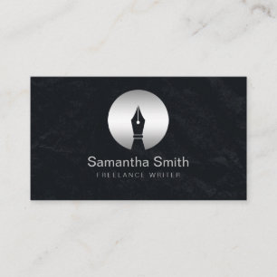 Pen Logo Freelance Schrijver en Calligraphy Schrij Visitekaartje