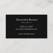 Pen Logo Freelance Writer and Calligraphy Writer Visitekaartje (Achterkant)