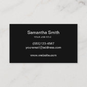 Pen Logo Freelance Writer en Calligraphy Writer Visitekaartje (Achterkant)