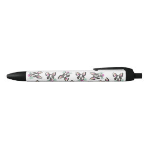 Pen met Boston Terrier-kunstontwerp