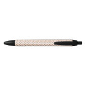 Pen met een lichtroze bloempatroon (Achterkant)