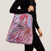 Pen met roze crossbody tas (Dichtbij)