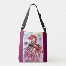Pen met roze crossbody tas